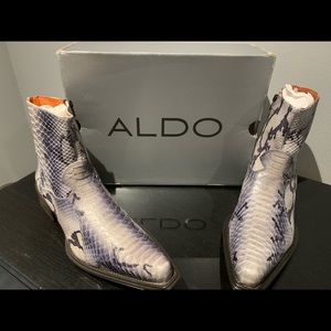 ALDO snake skin pattern boots for men (size 44)